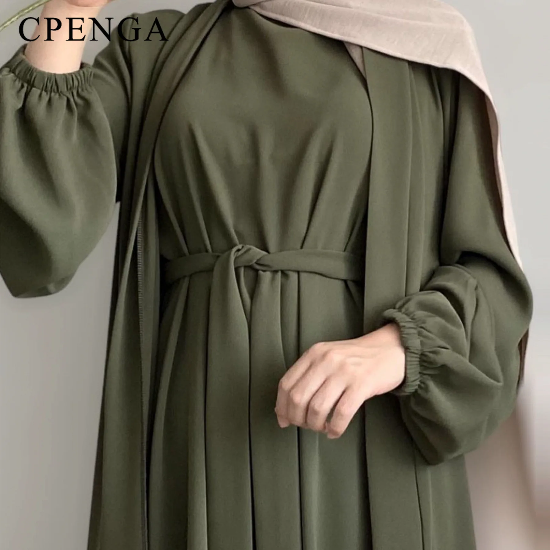 2024 New Muslim Sets for Women Ramadan Prayer Dress Modest Dresses Eid  Dubai Abaya Female Islam Clothing Elegant Party Clothes - AliExpress  200000345