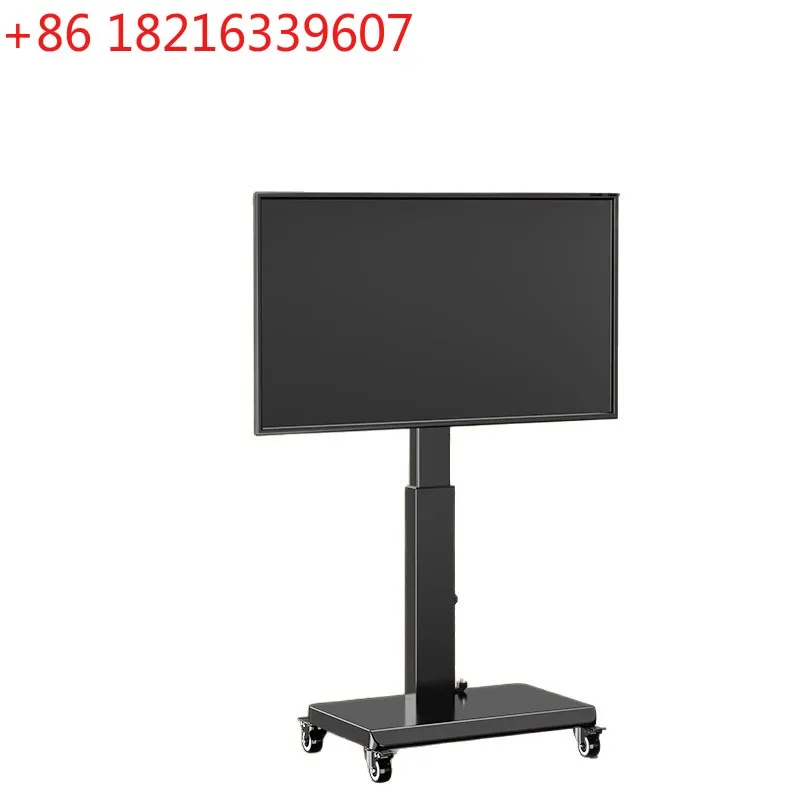 YAO can be lifted and rotated, live broadcast meeting room household floor cart with wheels, universal TV bracket