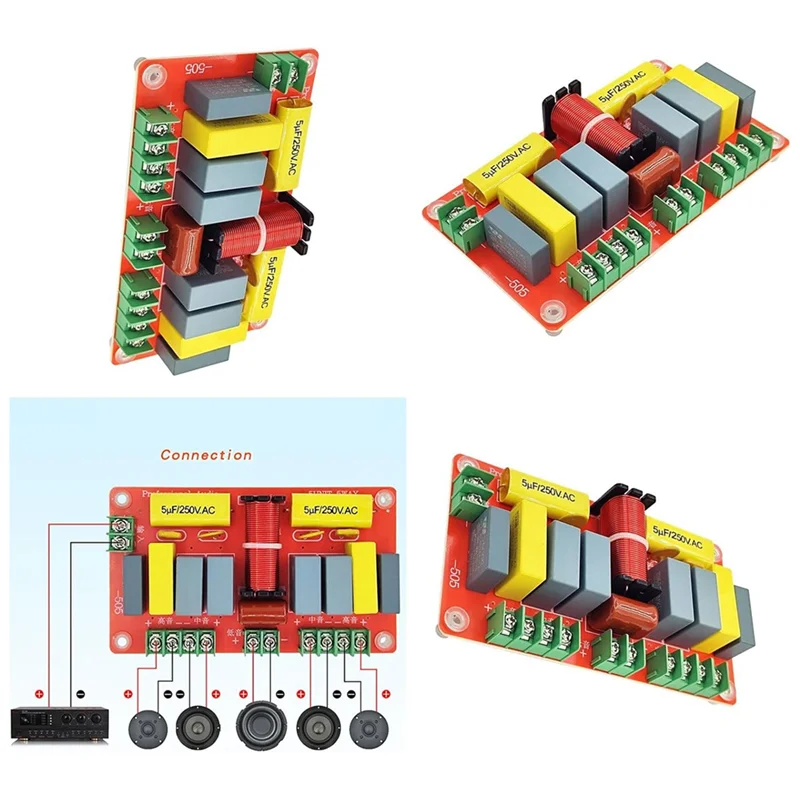 250 واط وحدة كروس 2 عالية 2 متوسطة و 1 منخفضة خمسة كروس Hifi مرحبا فاي المسرح المنزلي الصوت كروس إكسسوارات قطع غيار