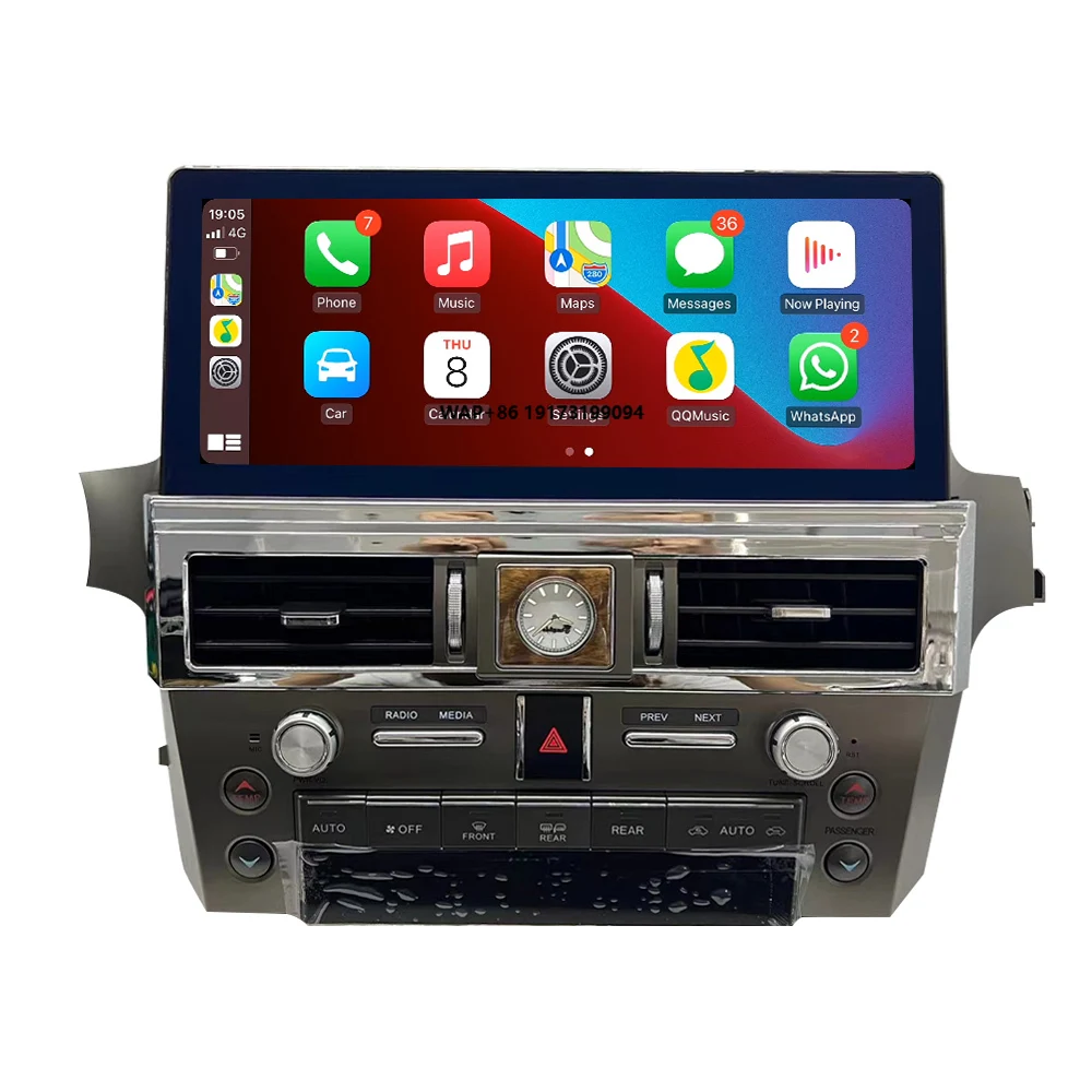 Auto Stereo for GX400 GX460 2010-2020  Car Navigation IPS Touch Screen Auto Carplay Car Multimedia Player Head Unit