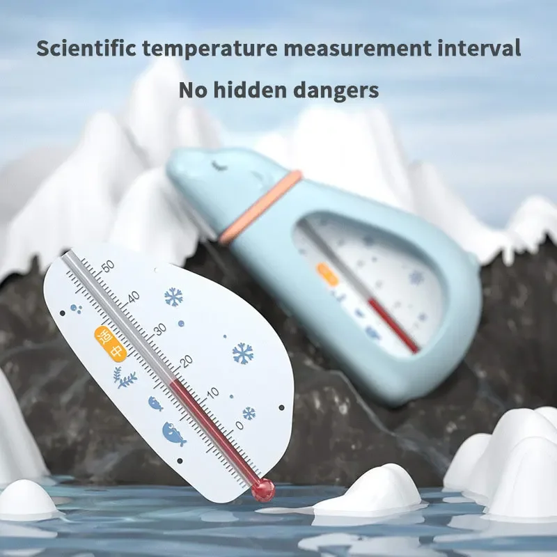 Sensor de temperatura para bebés, termómetro de ducha impermeable flotante, avión, baño de bebé, termómetro de agua, seguro