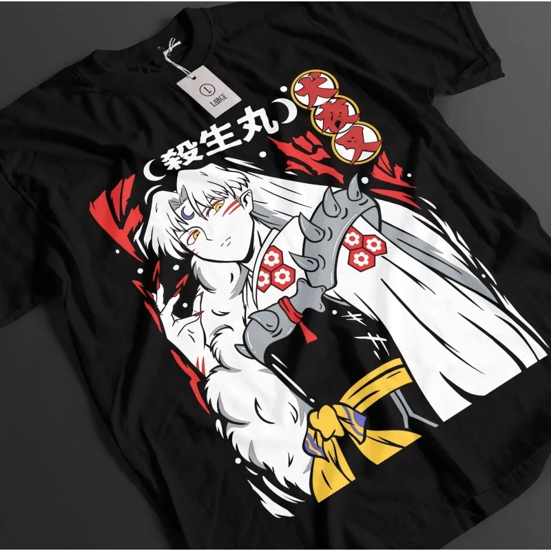 Inuyasha Shirt Kagoma Tshirt Sesshomaru T-Shirt Kikyo Top Sango Anime Unisex Tee