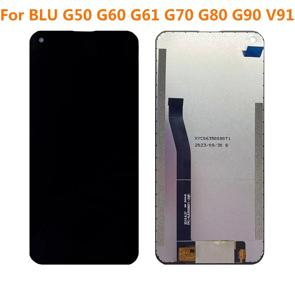 For BLU G70 G0250WW Display G50 G60 G61 G80 G90 G91 V91 LCD Display and Touch Screen Digiziter Assembly Repair Parts 100% Tested