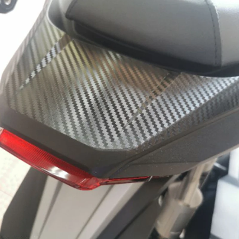 لواصق تزيين الدراجة النارية هوندا ADV 350 amen350 2022 2023 ثلاثية الأبعاد/6D مسند للقدمين ملصق للزجاج الأمامي من ألياف الكربون مجموعة كاملة #5