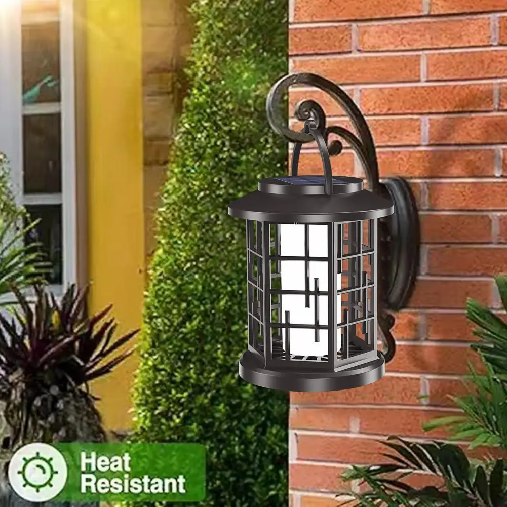 Solar Flame Light Waterproof Solar Flame Light Outdoor Solar Flame Lanterns Waterproof Hanging Lights with Flickering for Garden