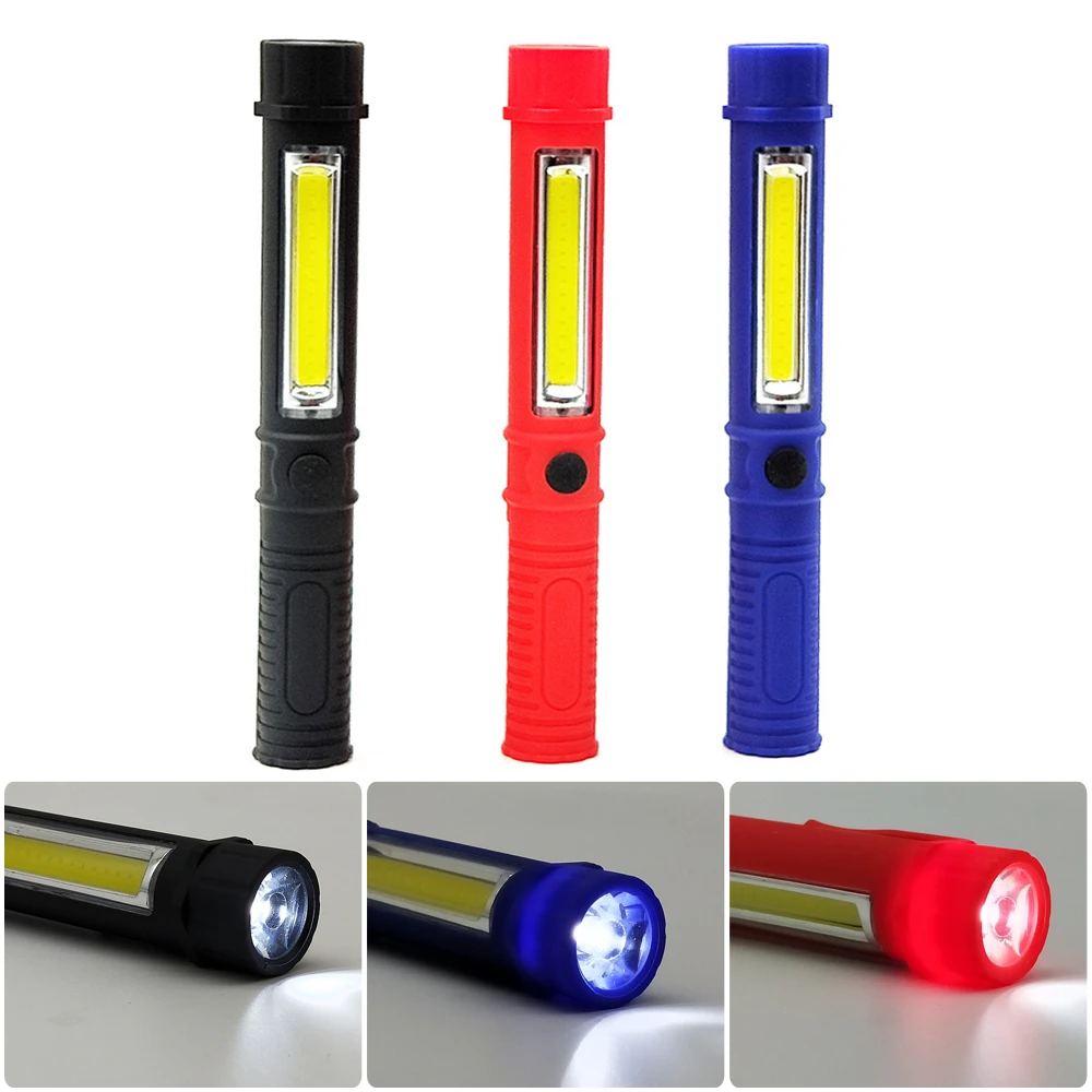 كشافات LED خفيفة الوزن USB صغيرة ، قلم جيب محمول ، ضوء مشبك للعمل ، طوارئ ، في الهواء الطلق ، فانوس مقاوم للماء مع مغناطيس