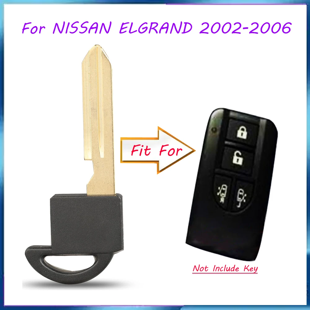 jingyuqin New Remote Car Key Fob Shell Case Cover SMART BLADE For NISSAN ELGRAND 2002 - 2006 B54