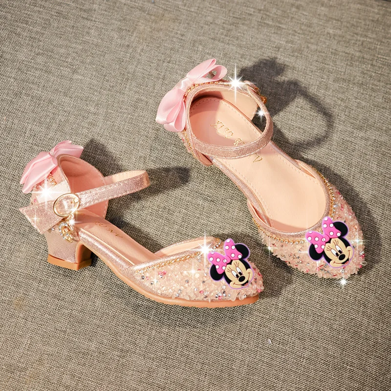 

Disney Cute Princess dance Shoes children minnie slippers Mickey Mouse Sandals