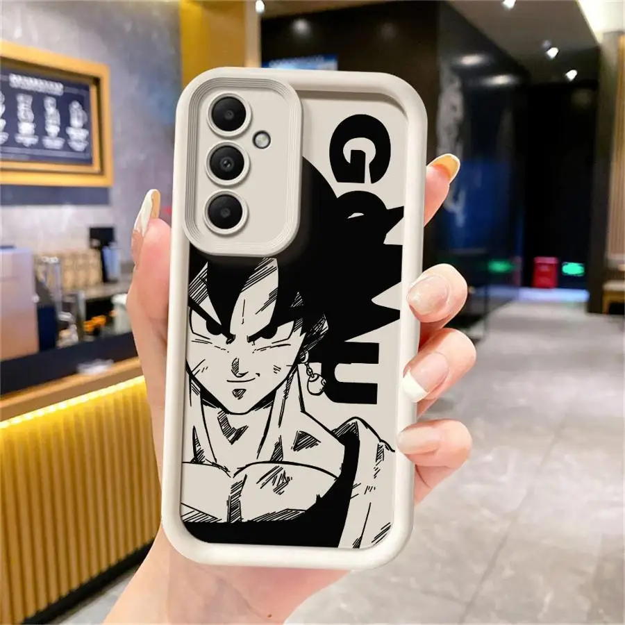 لعبة دراغون بول جوكو VS فيغيتا جراب هاتف لسامسونج غالاكسي A54 A52 A53 A51 A06 A15 A25 A35 A73 A72 A71 A55 غطاء ناعم #6