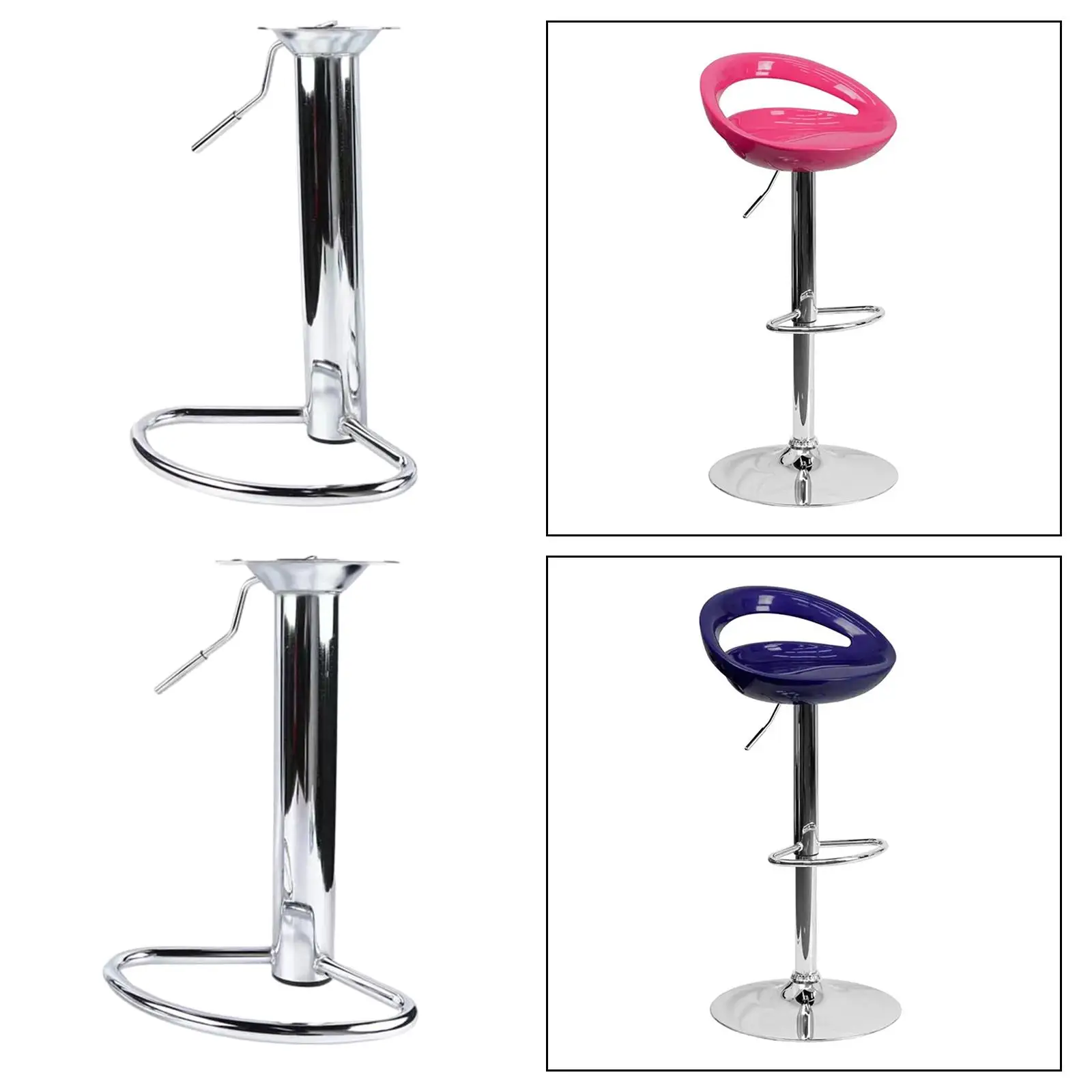 Swivel Bar Stool Chair Replacement Steel Gas Lift Cylinder with Handle Universal Part for Office and Kitchen