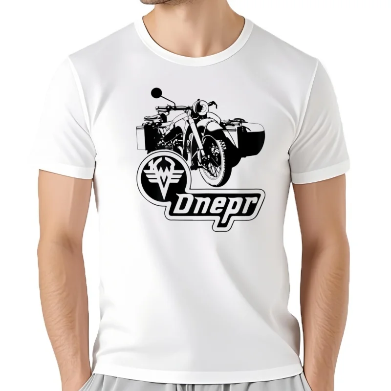 Dnepr motocicleta Span Offroad Rider motociclista camiseta 100% algodón cuello redondo verano manga corta Casual camiseta