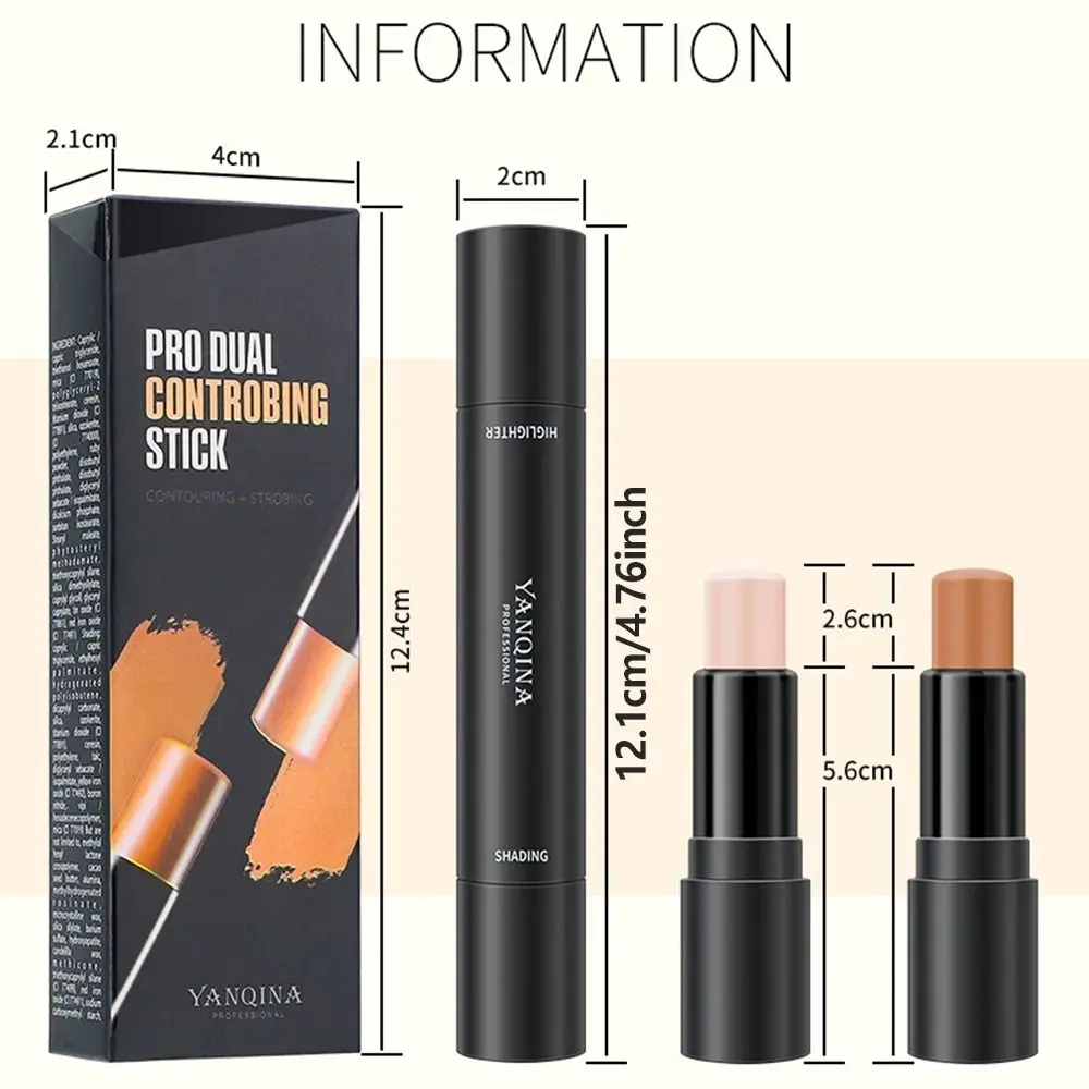 Shadow Cream Pen Cosmetics Makeup Tool Face Contour Stick Highlight Concealer Pen Foundation Cream Contour Highlighters