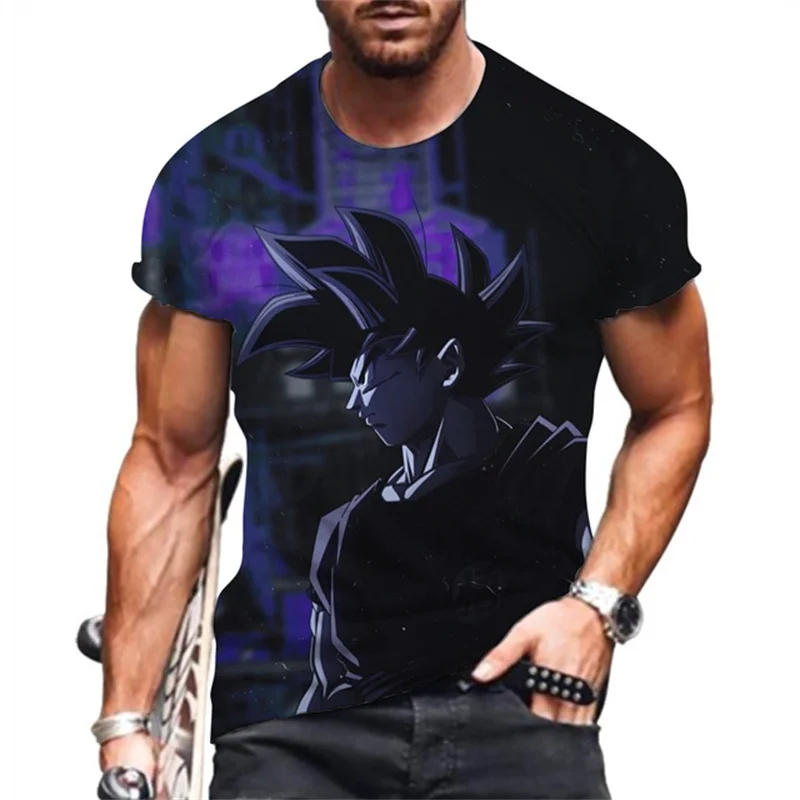 2025 Majin Buu تي شيرت رجالي لعبة دراغون بول 110-6XL الصيف الأولاد الهيب هوب بلوزات كبيرة الحجم موضة ثلاثية الأبعاد ملابس الشارع الشهير Y2k أنيمي