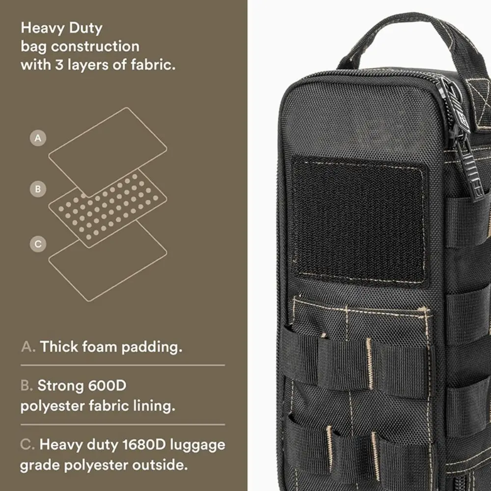 Hammer Outdoor Toolkit Hardware Ground Spikes Camping Storage Bag High Capacity Wear-resistant Tent Accessories Tool Pounch