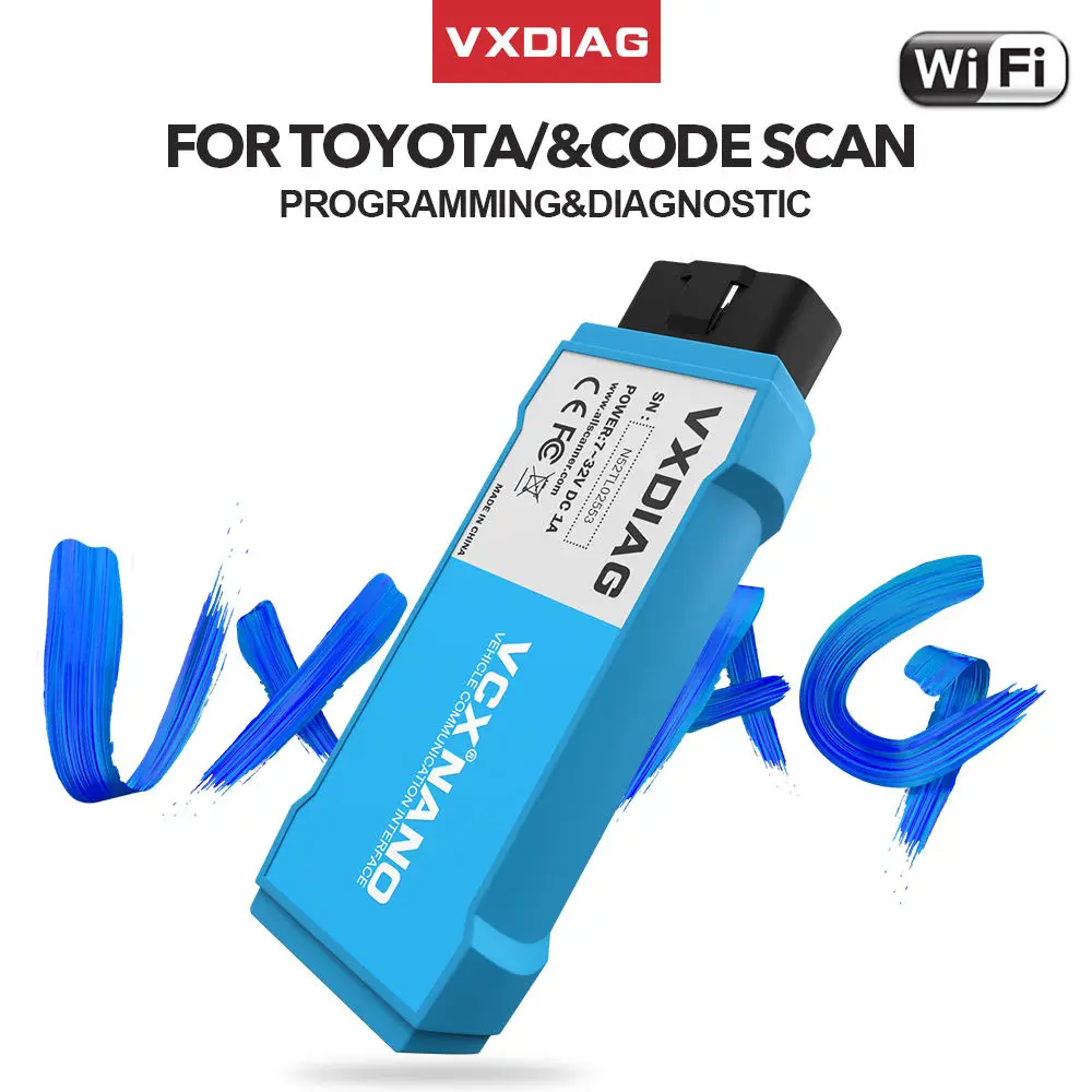 Новый VXDIAG VCX NANO Toyota TIS Techstream V10.10.018 Диагностика SAE J2534 Совместимость с 1 год гарантии для автомобилей Toyota