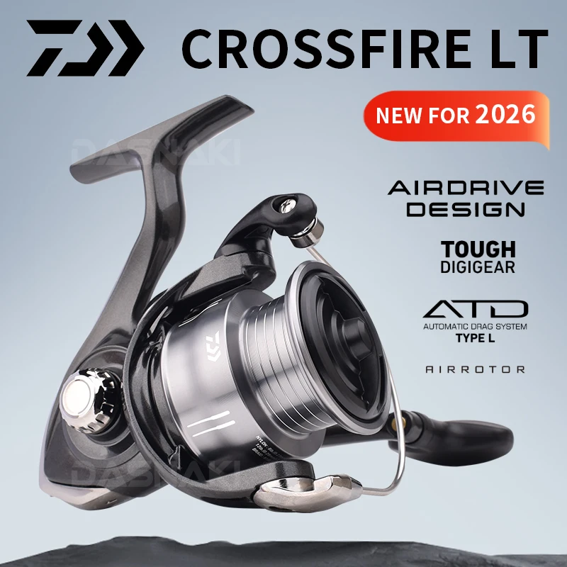 Daiwa Crossfire CS LT Carrete Ligero Potente – LC-ABS Bobina Metálica