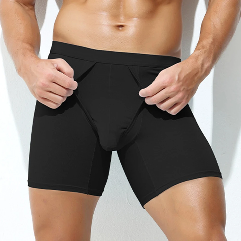 

Men Sexy Trunks Breathable Boxer Separate U-Convex Briefs Shorts Home Pants Sports Sleep Bottoms Underwear Underpants