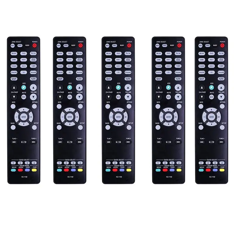 ABKQ-5X RC-1192 For Denon AV RECEIVER AVR-S900W AVR-X2100W AVR-X2200W Remote Remote Control
