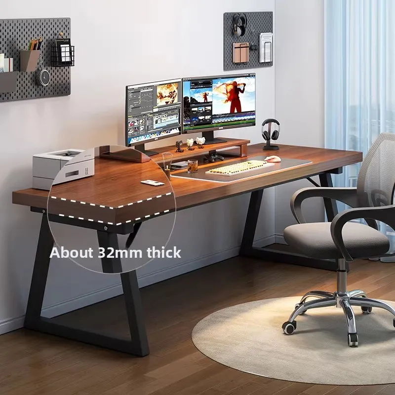 Gaming Computer Desk Minimalist Two Person Bedroom Home Office Study Desk Study Table Computer Desk Laptop Table Gaming Table