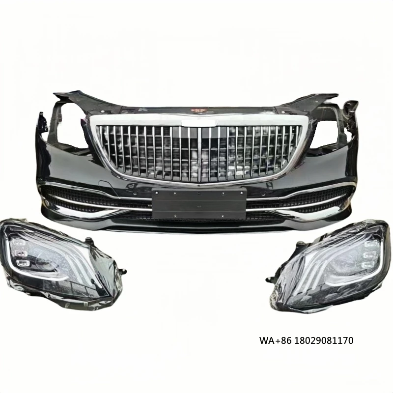 

Высококачественный комплект из углеродного волокна для S-класса W222, передняя и задняя противотуманная фара, высококачественный пластиковый бампер, используемое состояние