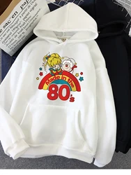 Hirsionsan Kawaii Cartoon Print Hoodie for Women Soft Casual Loose Sportwear Female Sweatshirt Warm Fleece Ladies Clothes 2023