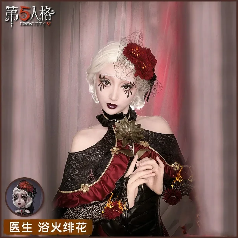 Anime Game Identity V Cosplay Costumes Survivor Doctor Emily Dyer Lydia Jones Cos Clothes Christmas New Skin Women Dresses Set