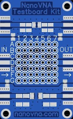 NanoVNA Testboard kit Vector Network Analysis Demo Board, Demonstration Test Board for RF Vector Network Analyzer Testing