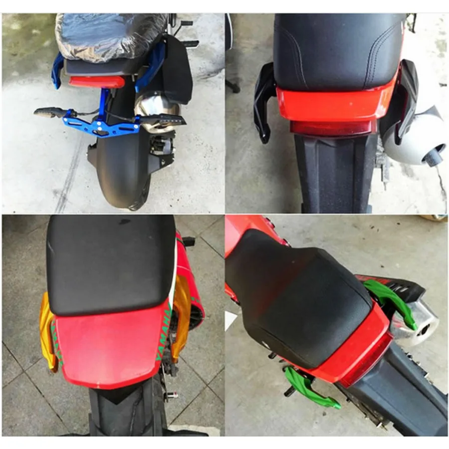 Motorcycle Rear Armrest for Honda GROM125 MSX125 M3 MSX125SF Passenger Handle Aluminum Alloy Tail Wing Modification Accessories