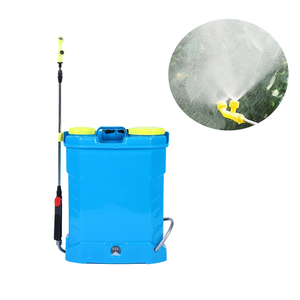 16L Rechargeable Electric Sprayer 220V Charging Automatic Watering Can Lithium Battery Garden Knapsack Pesticide Spreader