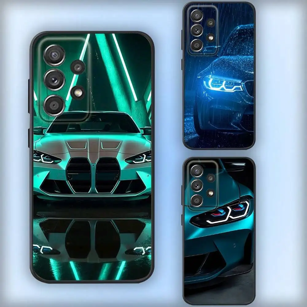

Cool Racing M-M4 Car Phone Case For Samsung S25,S24,S21,S22,S23,S30,Ultra,S20,Plus,Fe,Lite,Note,10,9,5G Black Cover