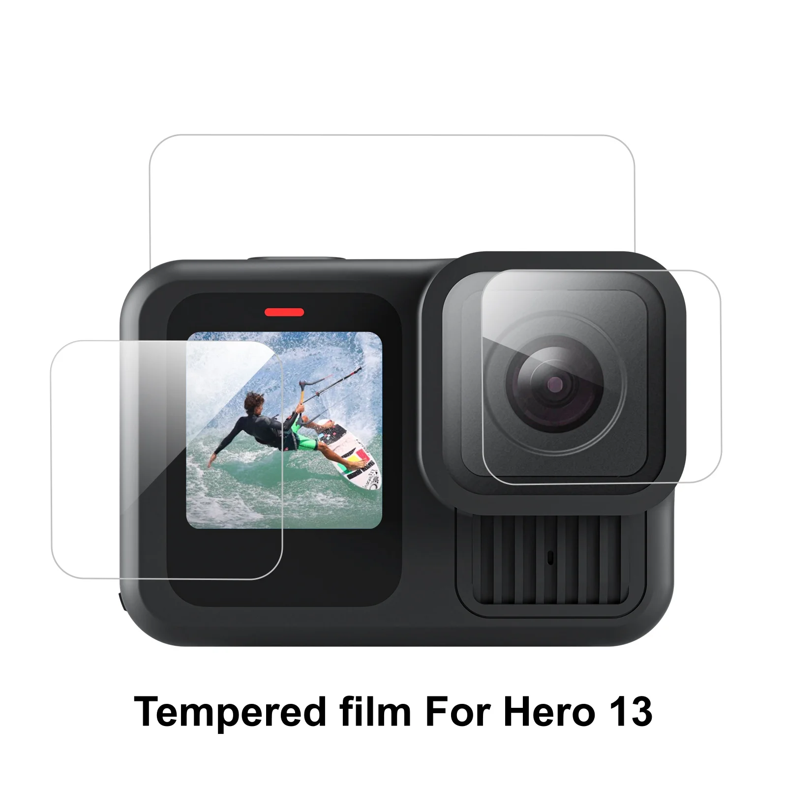 

TELESIN HD Tempered Glass Screen Protector for GoPro Hero 13 Accessories Camera Lens Protective Film Front Back Screen Glass