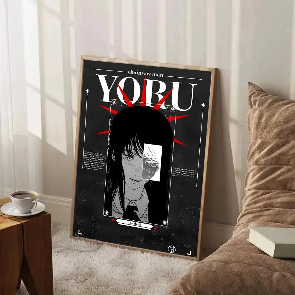 Anime Devil C-Chainsaw Man Poster, Gemälde, Wandkunst, Wandbild für Wohnzimmer, Heimdekoration und Geschenke – Detail 26