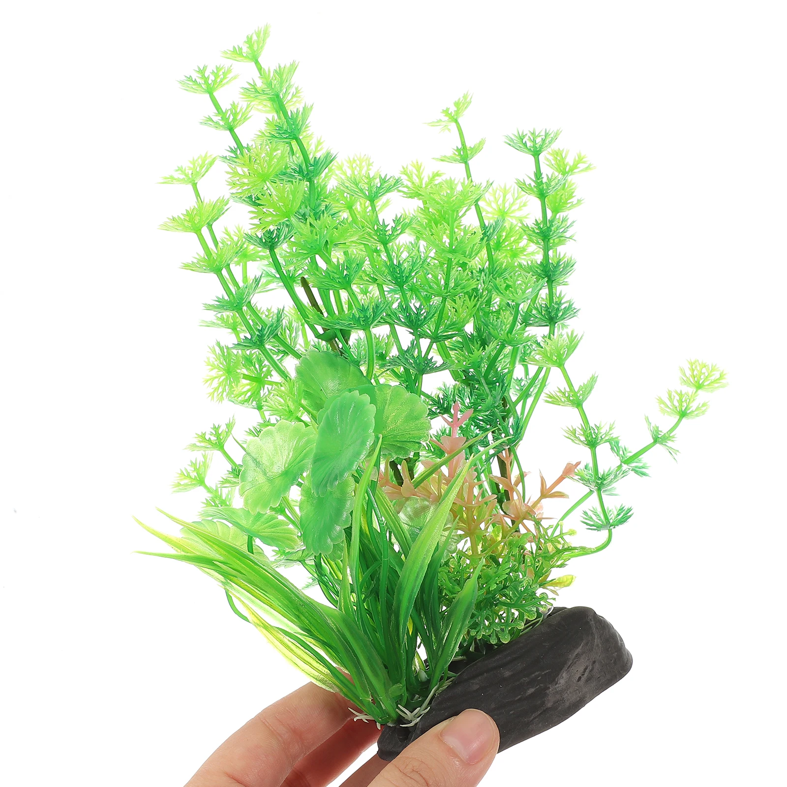 

Artificial Aquarium Plants Fish Tank Supplies Realistic Decor Small Floating Rings Grass nament Household Freshwater Scene