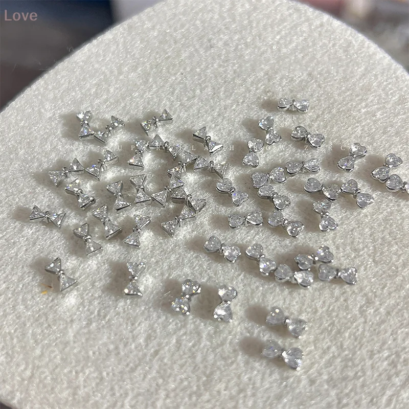 5 個 3D ネイルアートデコレーションクリアディアマンテボウラインストーンクリスタル宝石ネイルチャームネイルアートデコレーションマニキュアデザイン用