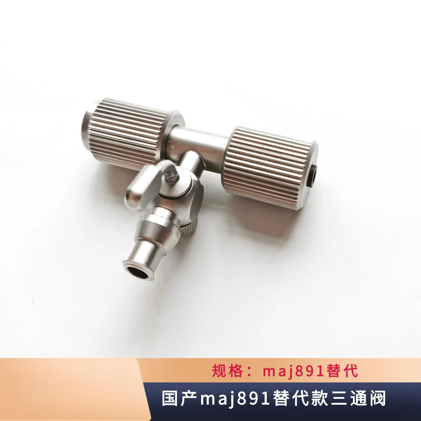 3-Way Valve Stainless Steel Threaded Adaptation Maj-891 Luer Interface
