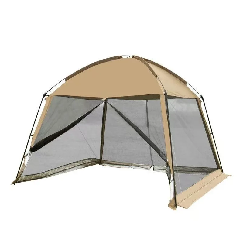 

Outdoor tent integrated awning rain and sun protection pergola camping anti-mosquito mesh multi-person large tent