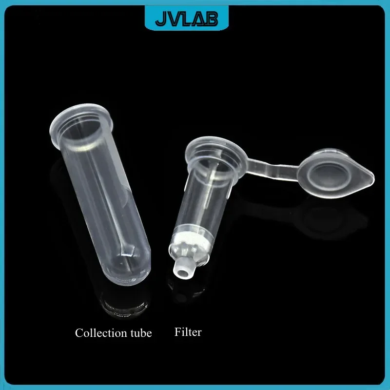 Coluna separadora de DNA RNA Plasmid Miniprep Spin Column Coluna de purificação DNA/RNA Membrana de sílica Tubo de coleta transparente de plástico