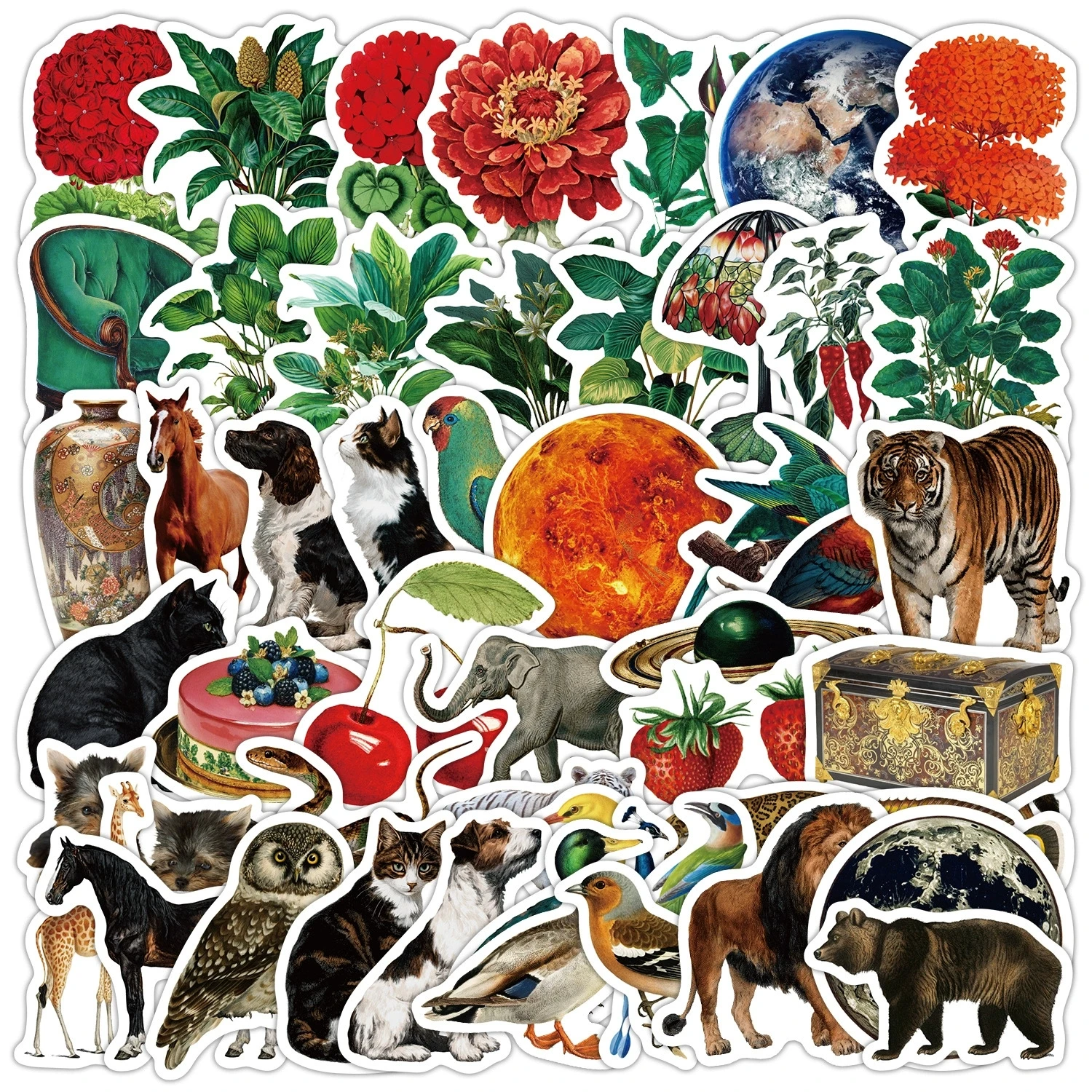 50-100 Stück Vintage Graffiti-Aufkleber Wasserfeste Retro-Sticker für Wasserflaschen Laptop Handy Gepäck Scrapbook Trendiges Geschenk-Dekor