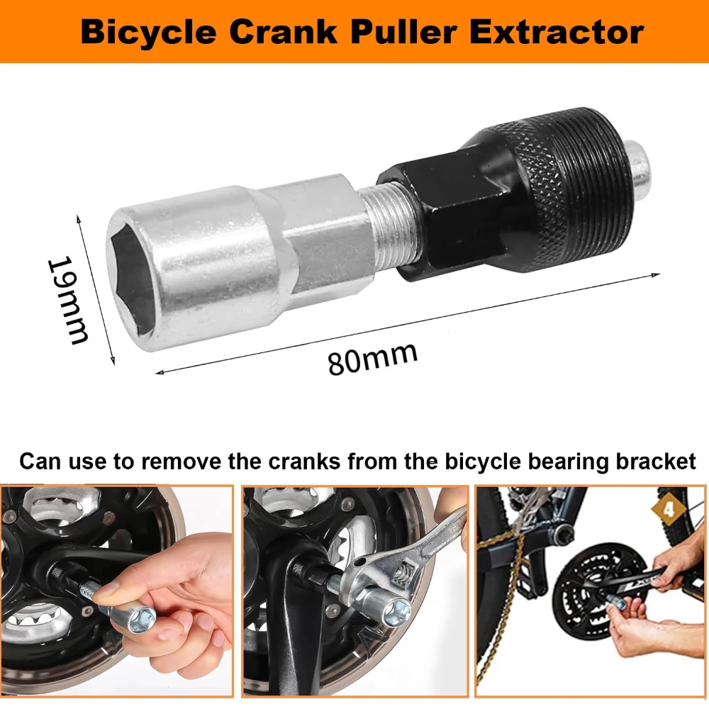 Bike Tool Kit Chain Breaker Cassette Lockring Remover for Bicycle Remover Wrench Chain Breaker Road Bike Maintenance Tool view 4