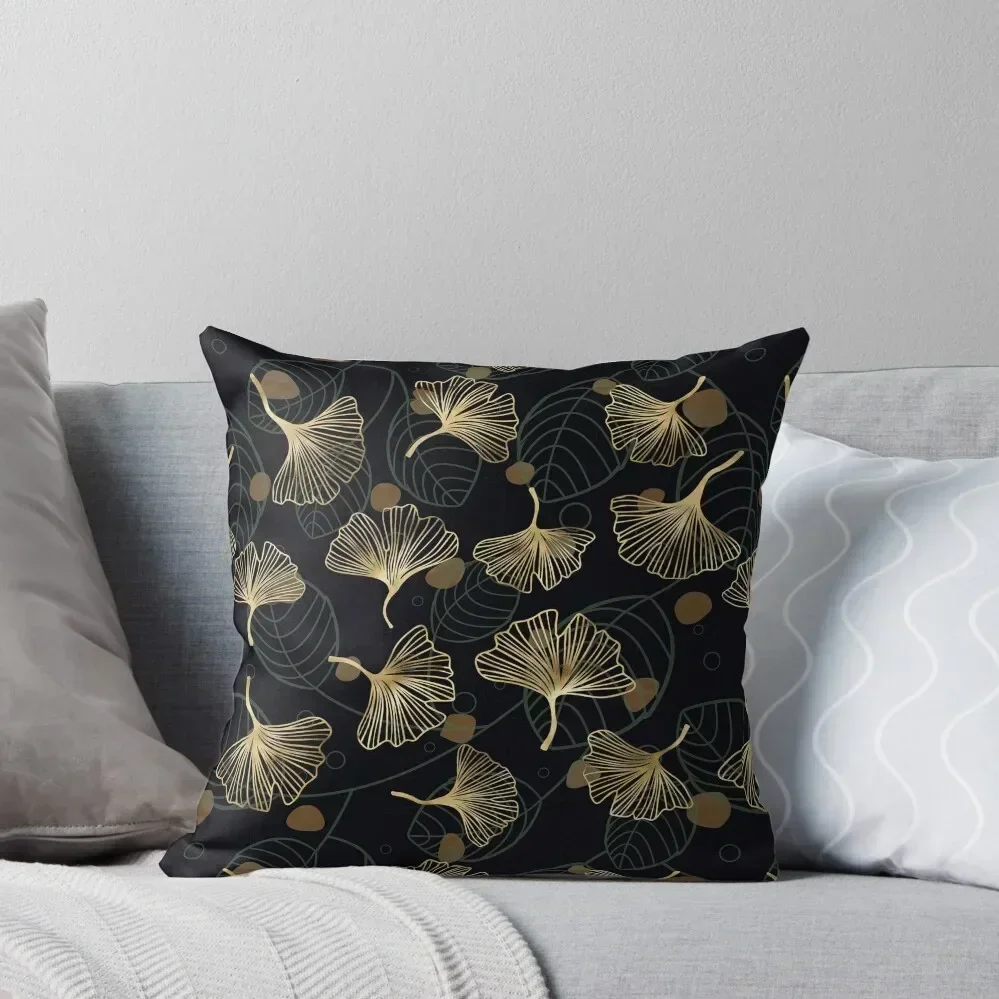 

Ginko leaves pattern Throw Pillow Christmas Pillowcase Cushions For Children pillow cover luxury Pillow Cases Decorative