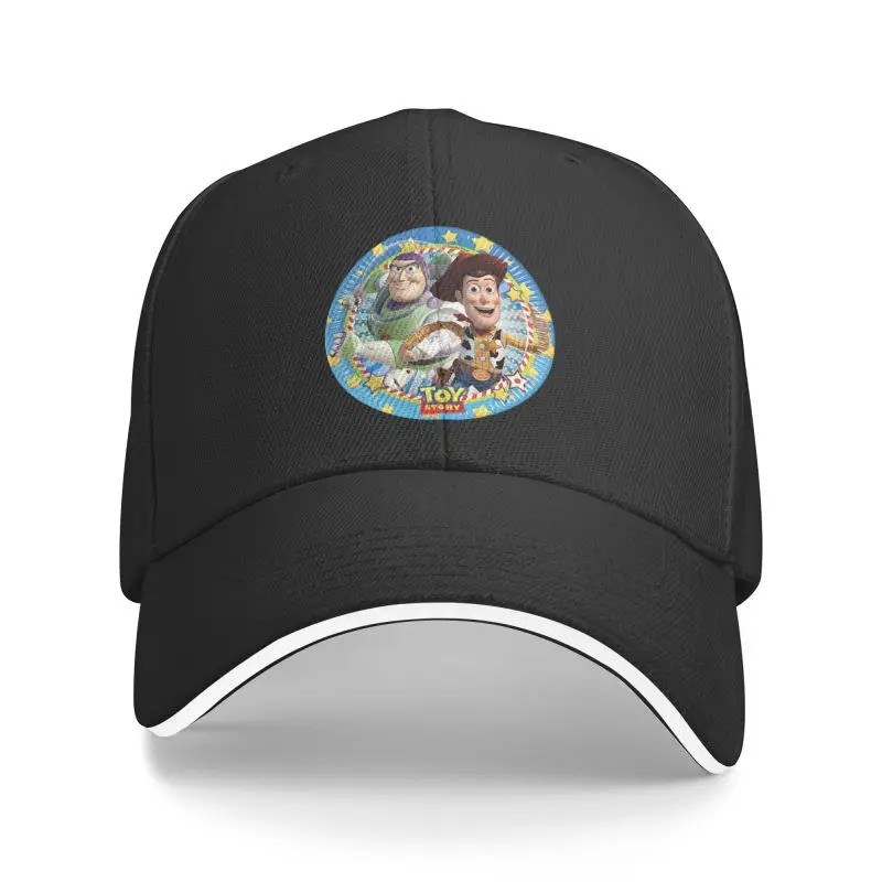 Custom Unisex Toy Story Buzz Lightyear Woody Baseball Cap Adult Adjustable Dad Hat for Men Women Outdoor