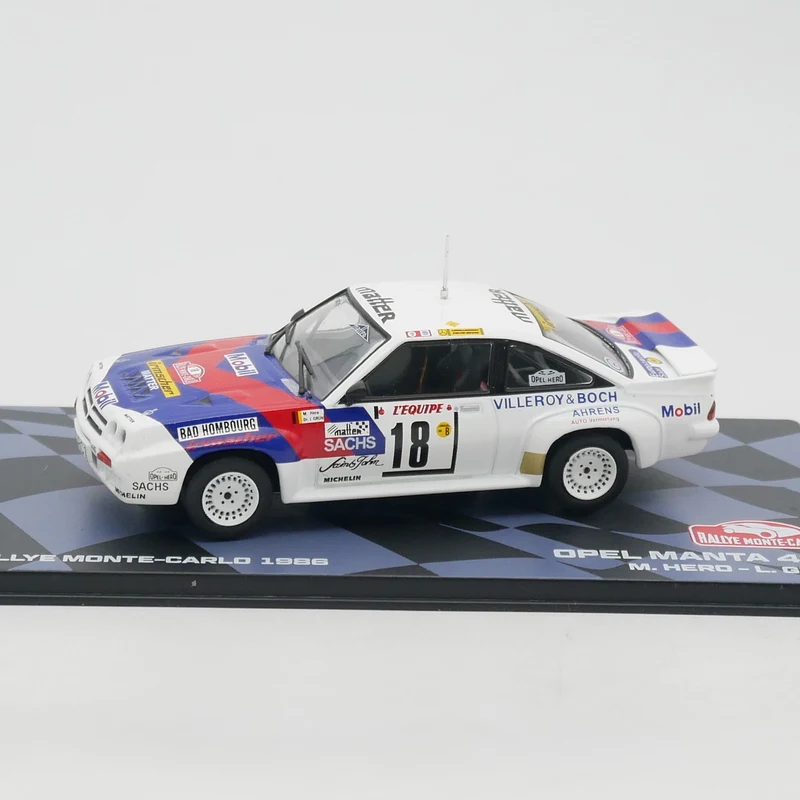 Ixo 1:43 Opel Manta 400 WRC 1986 Diecast Car Model Metal Toy Vehicle