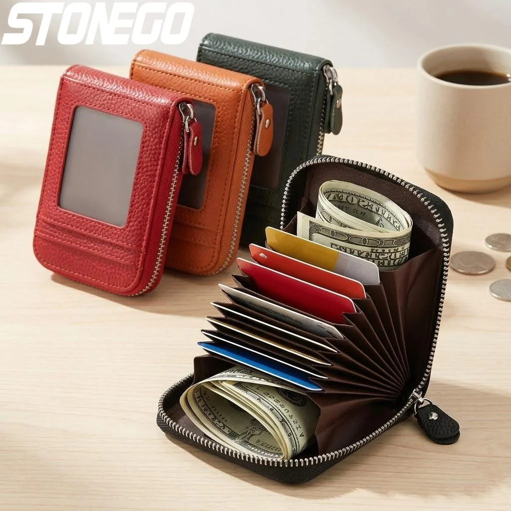 New fashion vintage zipper men wallet small short credit card holder for male mini man purse with coin pocket