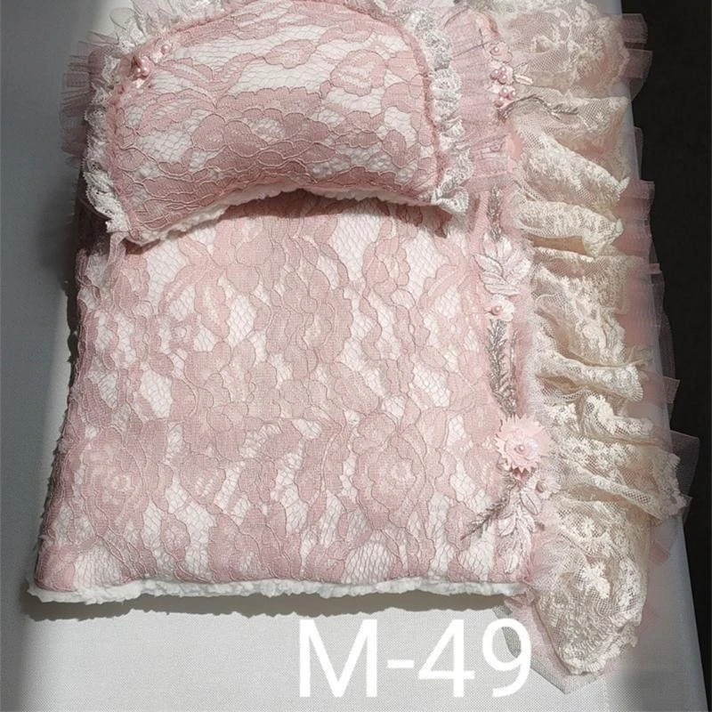 y4ud-幼児写真小道具マットレス枕セット新生児シャワーパーティー写真撮影家具
