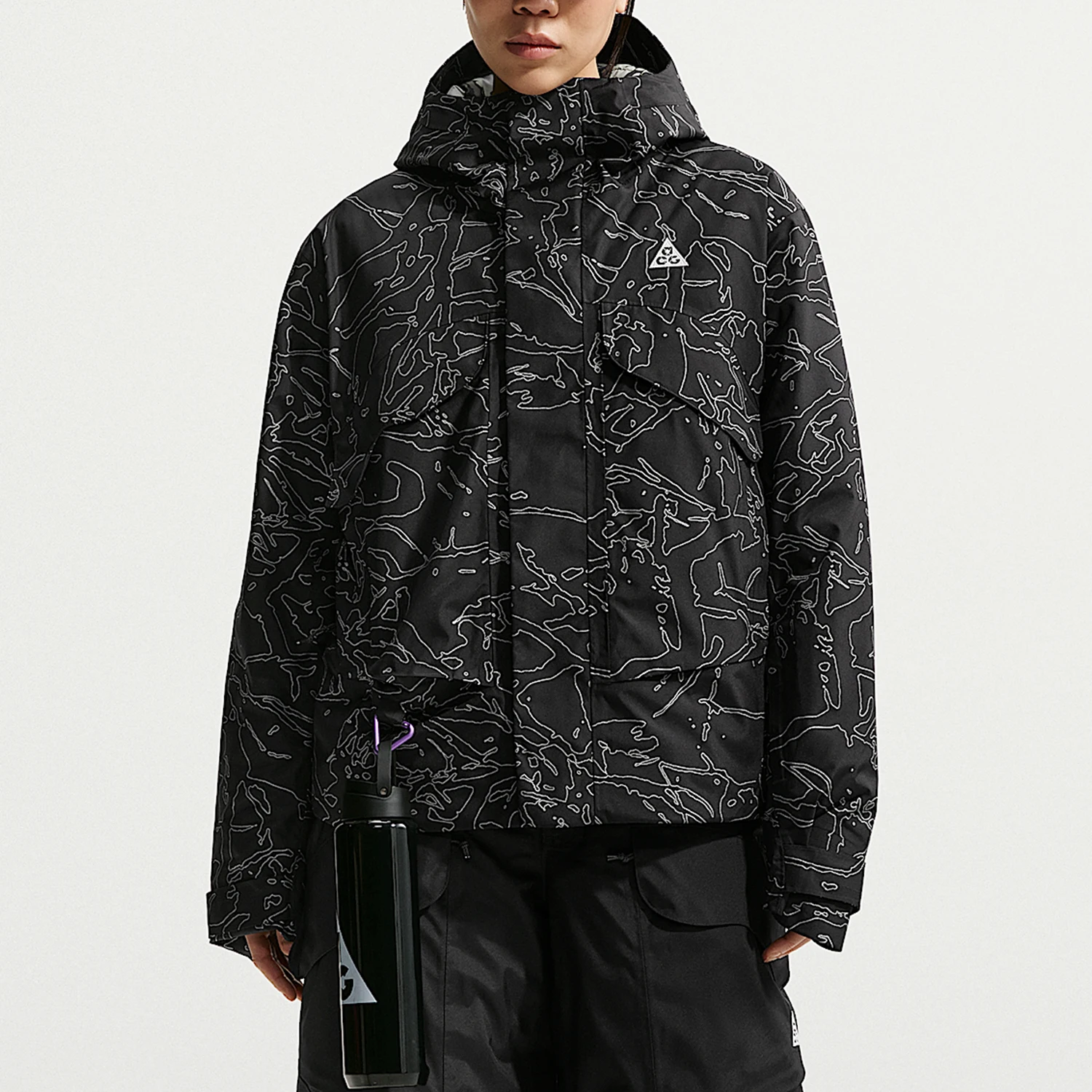 Nike Authentic Spring Style Men's Hooded Woven Embroidered Jacket IF0925-010