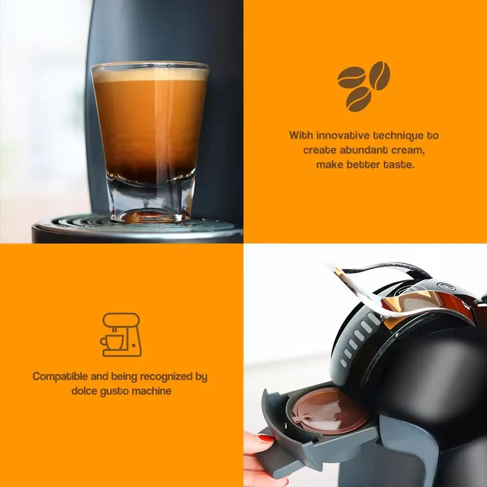 icafilas Reusable Capsules For Nescafe Dolce Gusto Coffee Filters Cup Refillable Dolci Gusto Baskets view 5