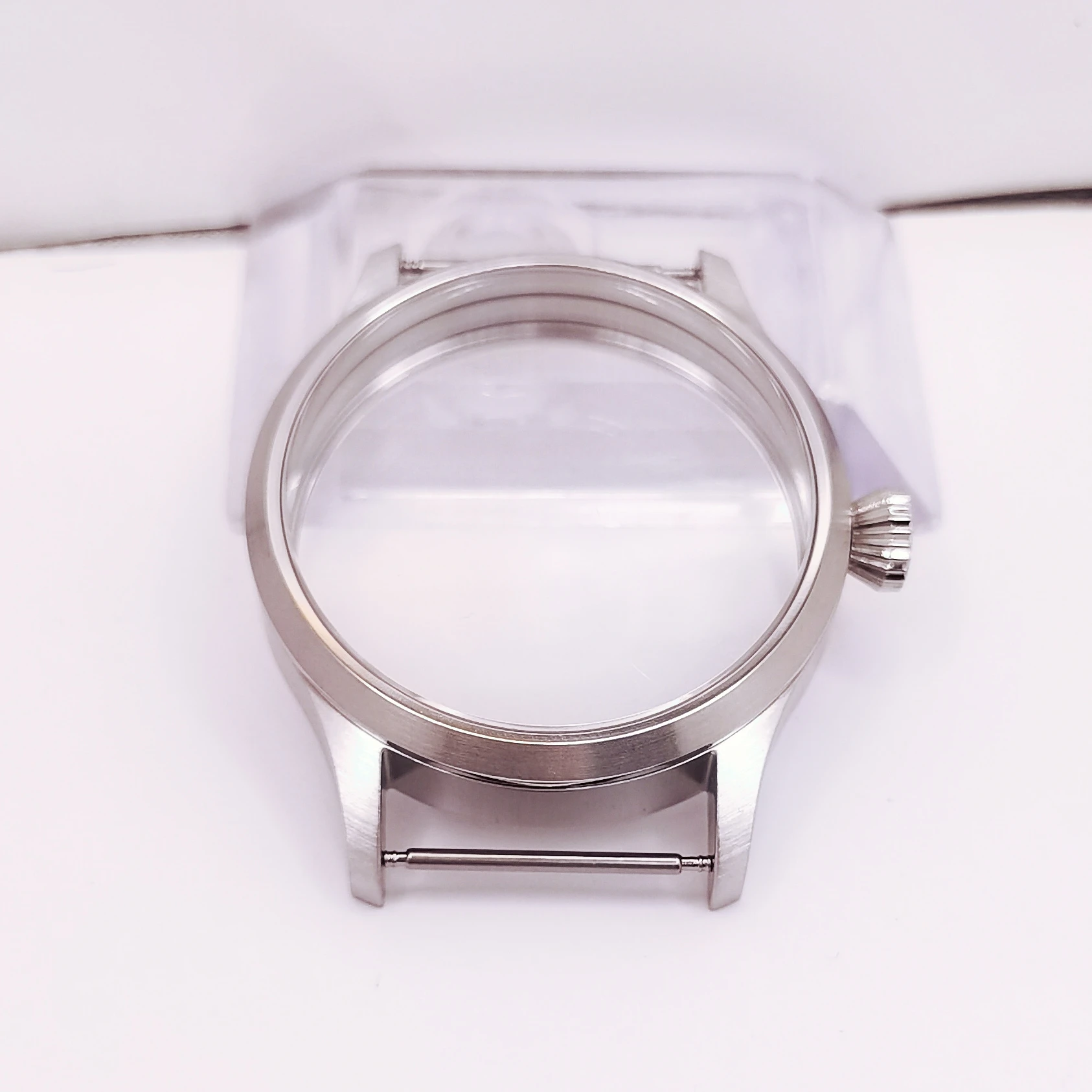 Watch Accessories 42mm 316 Stainless Steel Sapphire Case for Eta 6498/6497 ST36 Manual Winding Movement