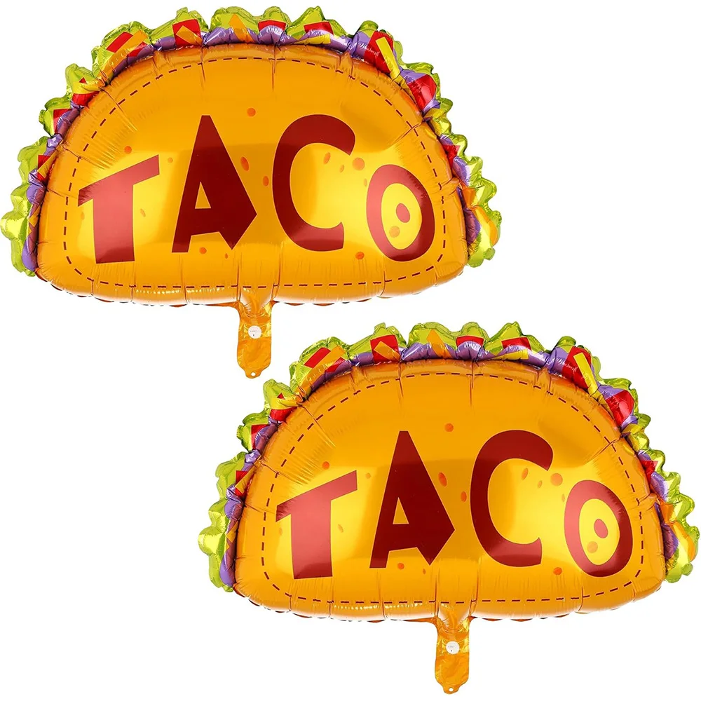 Burritos, Globos de Aluminio, Cinco de Mayo, Fiestas de Tacos, Decoraciones de Cumpleaños, Fiestas Temáticas Mexicanas, Decoraciones para Fiestas
