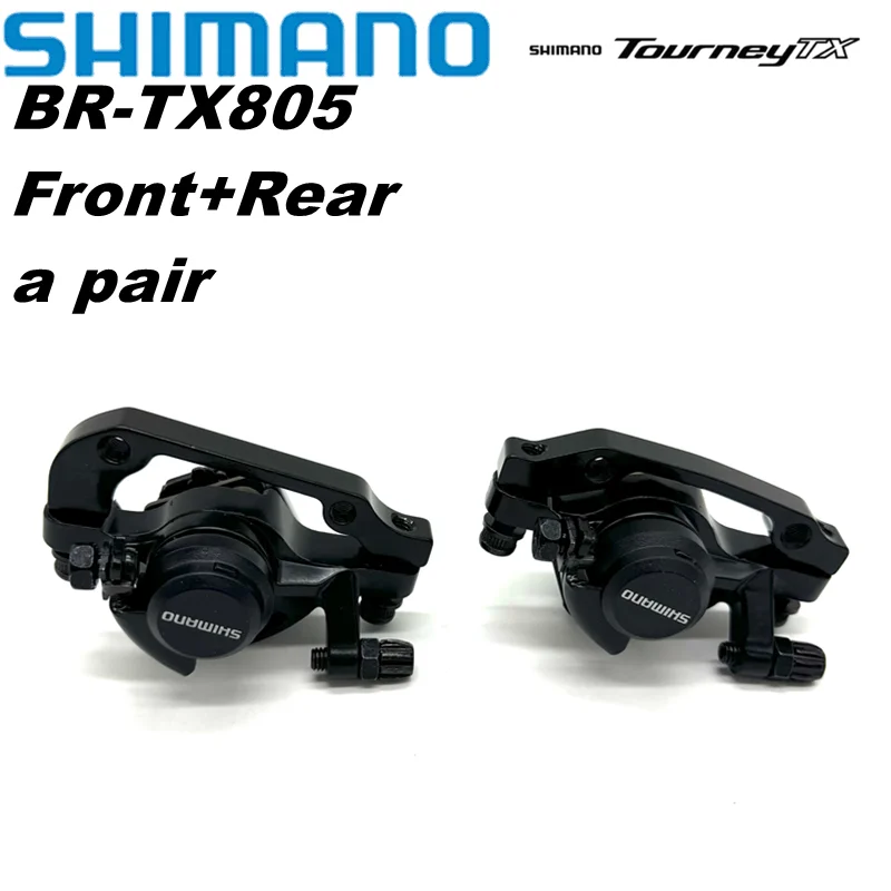 

Shimano TOURNEY TX BR-TX805 MTB Механические дисковые тормозные суппорты Смоляные колодки для горного велосипеда TX805 Суппорт Запчасти для велосипеда