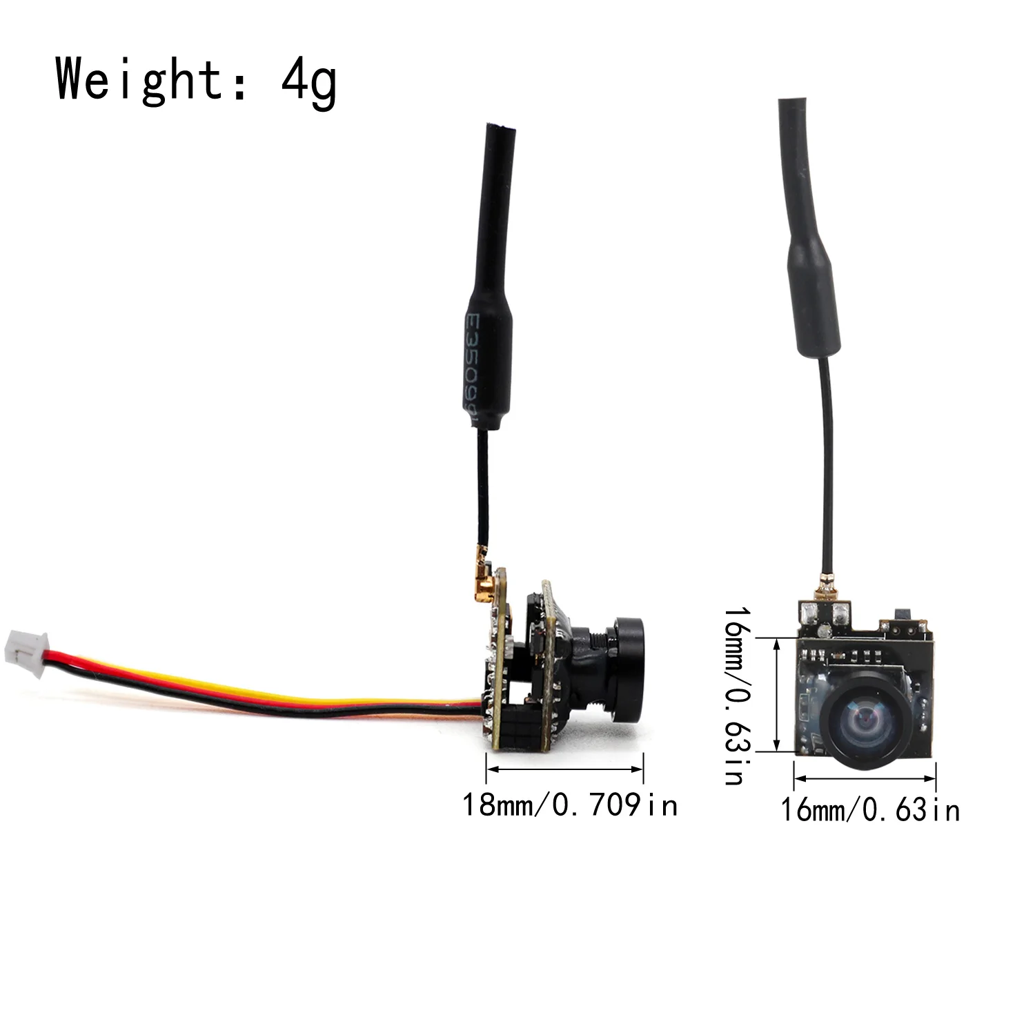 YSIDO FPV Mini Macchina Fotografica S2 OSD AIO 5.8G 40CH 800TVL HD Micro Macchina Fotografica NTSC/PAL per RC Racing Quadcopter Drone FPV Parti del Modello